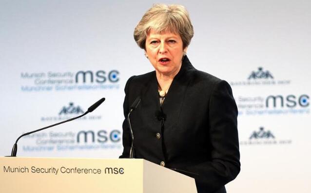 特雷莎·梅建议欧盟与英国尽快启动安全条约谈判